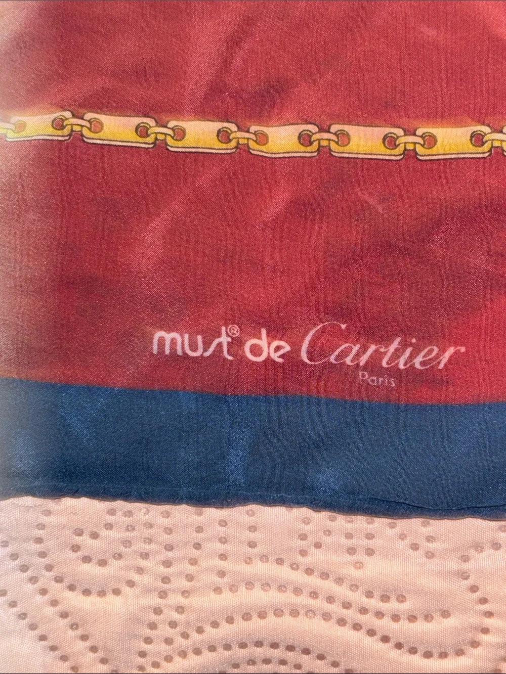 Cartier Burgundy and Blue Decorative Bedding Throw